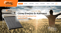 Desktop Screenshot of albayenerji.com